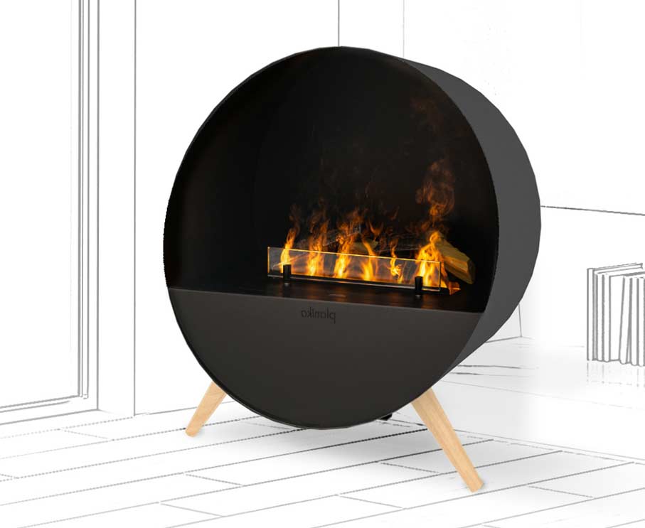 Misty water vapor fire