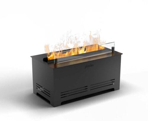 Water vapor fireplace Cloudy